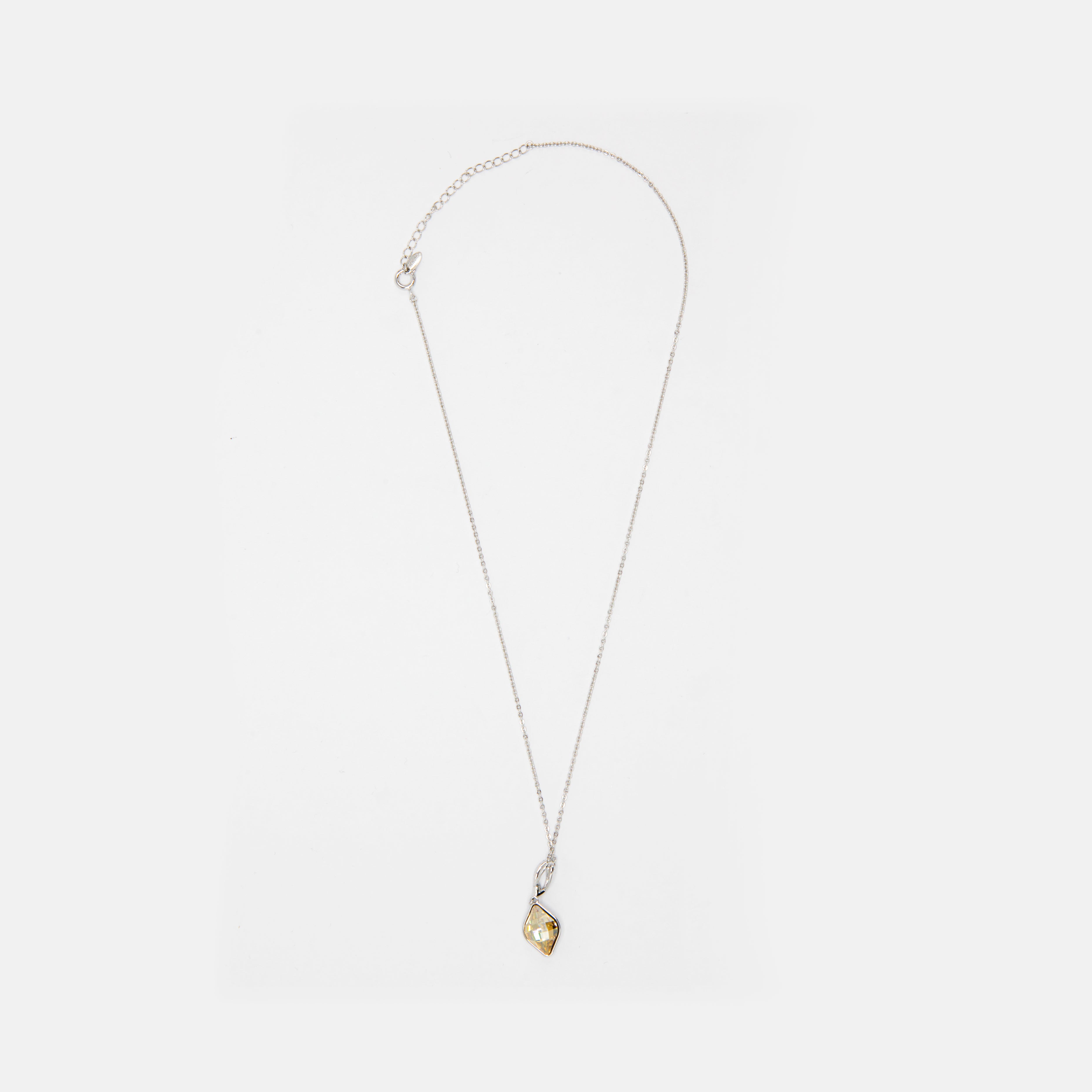 Collier Plaqué Or Blanc