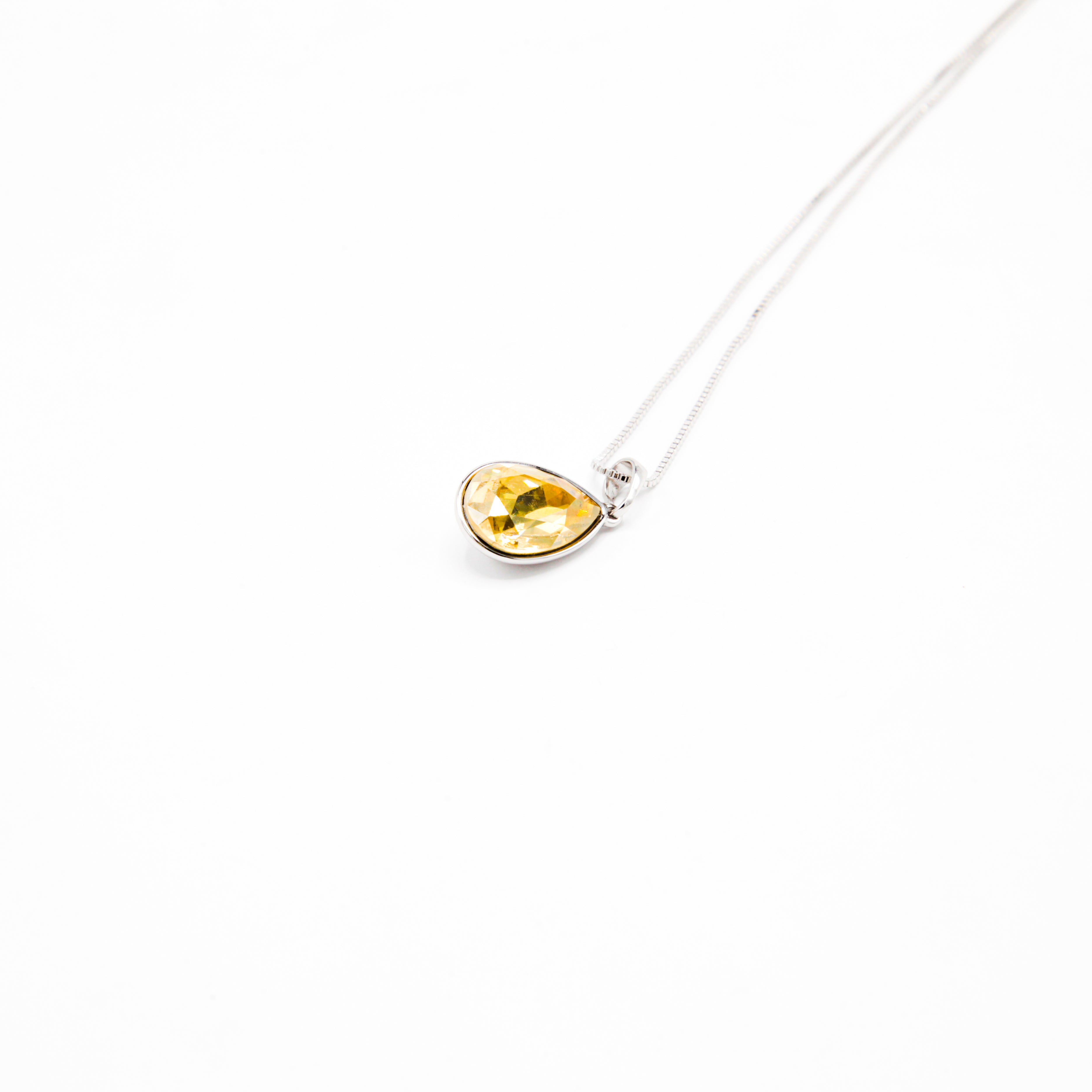 Collier Plaqué Or Blanc