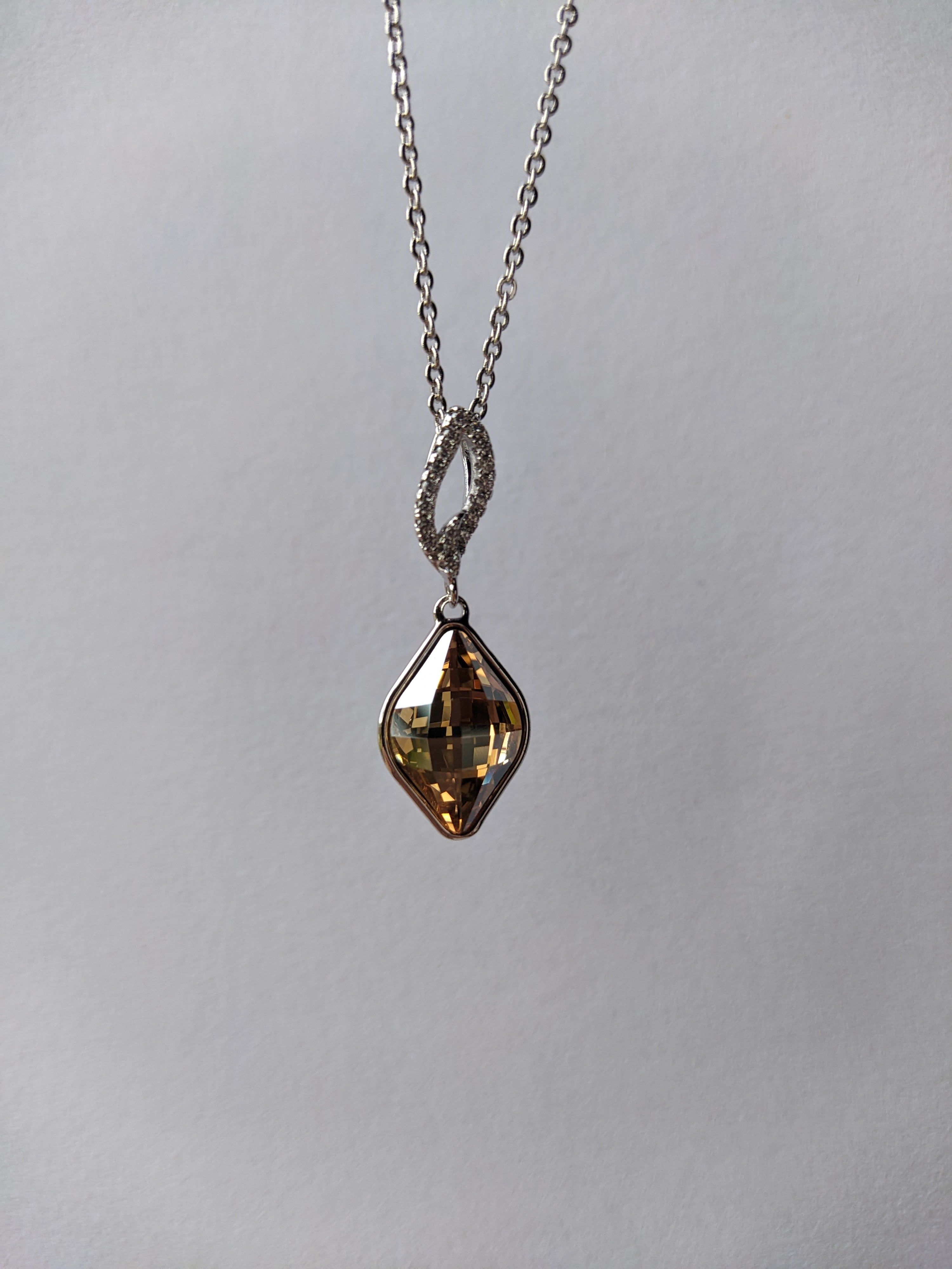 Collier Plaqué Or Blanc