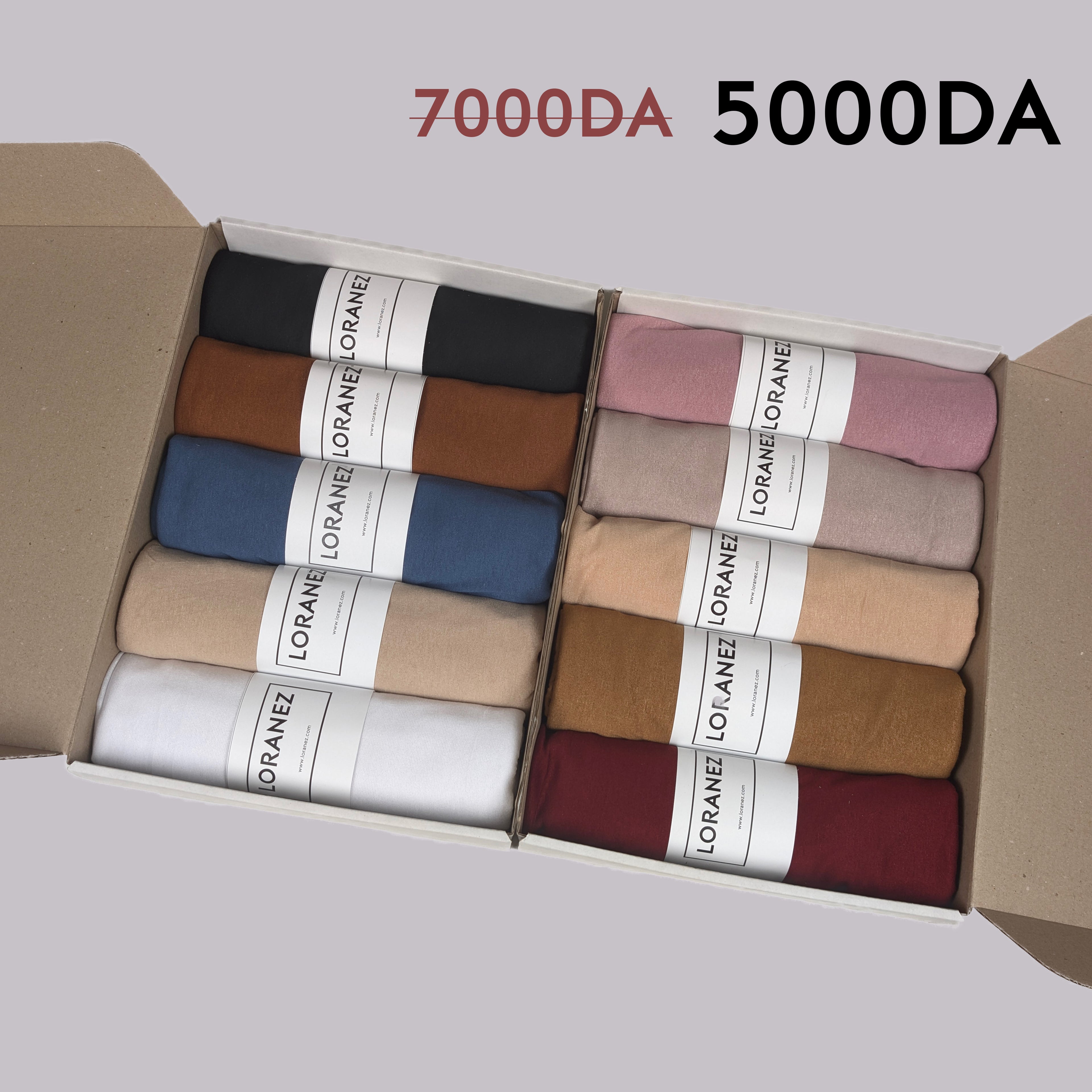 Box 10 — Foulards Jersey Quotidien 170×65 cm