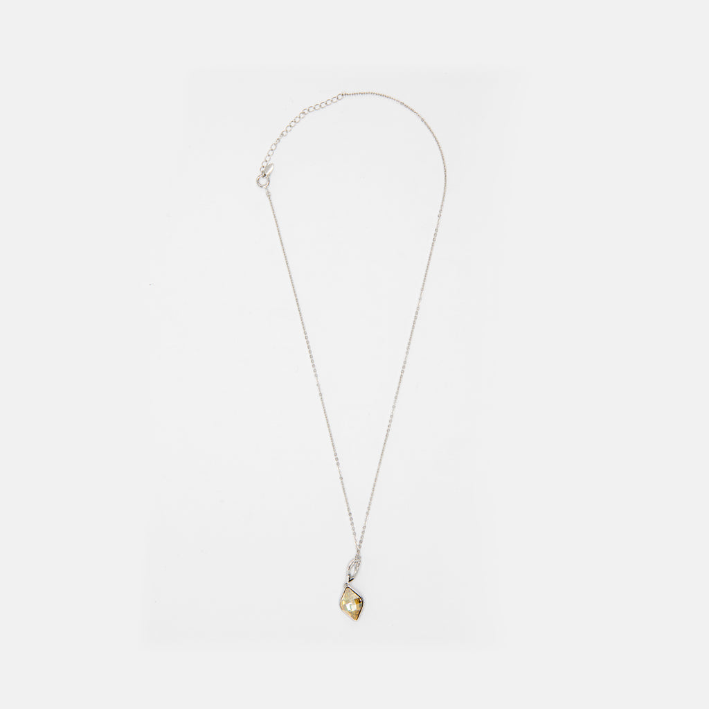 Collier Plaqué Or Blanc
