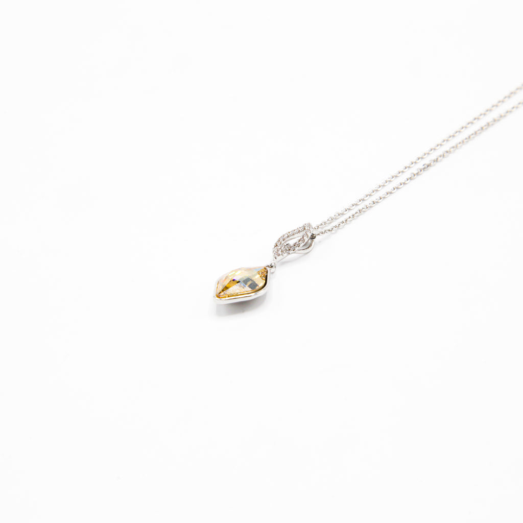 Collier Plaqué Or Blanc